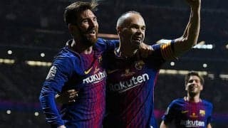 イニエスタが悲願達成のメッシに言及　「W杯の有無にかかわらず彼がベスト」