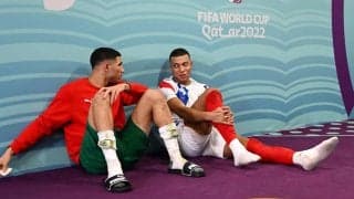 「これぞ友情だ」「ベストなコンビ」カタールW杯準決勝で対戦したムバッペ＆ハキミの親友同士が笑顔で再会