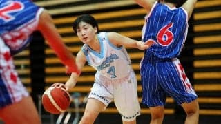 2年生ガードの岡﨑真依、土浦日大のゲームキャプテンとして広島皆実撃破の立役者に
