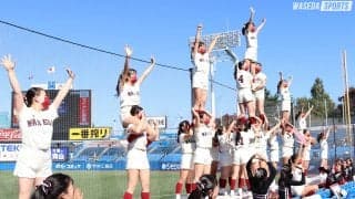 早稲田、美しく散る　４年生最後の神宮で『打倒慶應』！／早慶２回戦応援