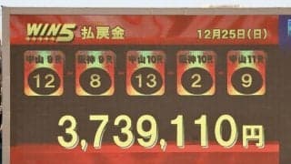 WIN5は370万円超えの配当 有馬はイクイノックスがV