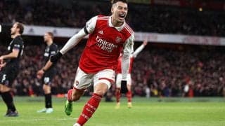 若手アタッカー陣躍動の首位アーセナルが再開初戦で鮮やか逆転勝利！　軽傷抱える冨安健洋はベンチ外《プレミアリーグ》