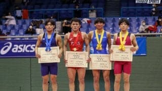 藤田と山口がそろって表彰台に！　早大の最終成績は銀４個、銅３個