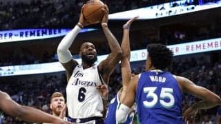 AD離脱でレイカーズは4連敗も、前を向くレブロン「俺は試合をするのが大好きなんだ」