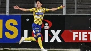 ｢これはビースト｣林大地が抜群のスピードを見せて｢股抜きゴール｣！ 日本代表GKシュミット・ダニエルから始まった先制弾でSTVVの年内最終戦勝利に貢献