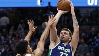 マブスが残り約33秒から9点差を挽回…ドンチッチが自己最多60得点超えのトリプルダブル