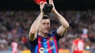 3試合の出場停止処分を受けたレヴァンドフスキ、処分保留でエスパニョールとのダービー出場へ