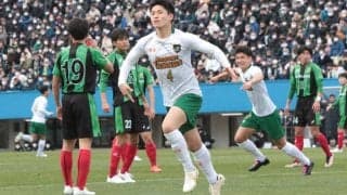 2回戦から登場の王者、青森山田が初戦突破！　広島皆実との接戦をセットプレーで制す【高校サッカー選手権】