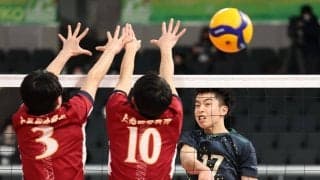 昌平が１回戦突破　戦友から背中押されて次戦へ　坂本遼太朗主将「（目標は）日本一です」／春高バレー