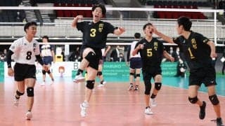 男子・開智（和歌山）はフルセットで初戦突破　春高バレー