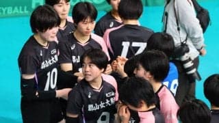 郡山女大付、４年ぶりの春高１勝逃す　佐藤凜々主将「次につなげてほしい」と後輩に託す／春高バレー