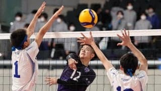 東洋が初戦突破　粘りで勢い　春高バレー