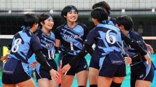 三浦学苑、ストレート負けも粘り強さ見せる　関塚康乃監督「３年生の思いが最後の連続ポイントにつながった」／春高バレー