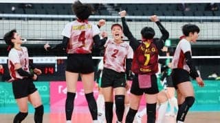 敬愛学園　粘り見せるもあと一歩及ばず　春高バレー