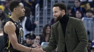 左肩負傷のカリーが今週末に再検査、戦列復帰は日本時間14日のスパーズ戦か？