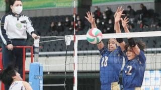 大阪勢、金蘭会と城南学園が２回戦突破　春高バレー