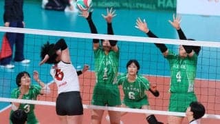 八王子実践、伝統校対決に快勝　春高バレー