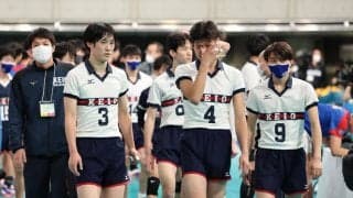 慶応はベスト１６入りならず　山口主将「なかなか決めきれなかった。悔しい」／春高バレー