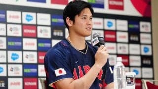 大谷翔平「優勝だけ目指して」　WBC侍ジャパン入り決定、背番号「16」