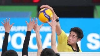 鎮西が２試合連続のフルセットを制して４強入り　エース舛本「体力面でもきつかった」／春高バレー