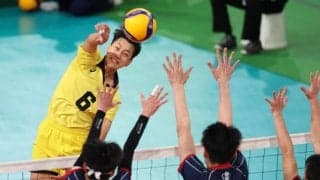 春高バレー　鎮西は２年生の次期エース井坂が躍動