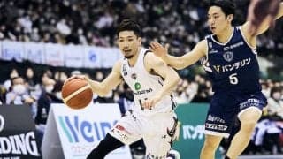 後半に逆転した琉球が横浜BCにリベンジを果たす…岸本隆一が勝負所で存在感を発揮