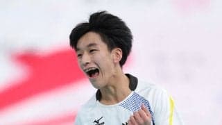 春高バレー　駿台学園３年セッター、吉田竜也選手　冷静な分析力で勝利に貢献