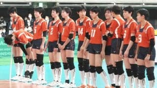 春高バレー　誠英は気持ち空回りで準優勝　フルセットで力尽きる