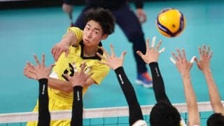 鎮西、２セット先取も…まるで昨年〝リプレー〟　エース舛本颯真「あと一歩届かなかった」／春高バレー