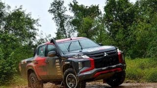 【東京オートサロン】三菱自動車がアジアクロスカントリーラリー参戦トライトン・ラリーカーなど9車種を参考展示