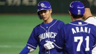 中日土田が「龍空」に登録名変更　背ネーム「RYUKU」…京田の“後釜”定位置奪取へ