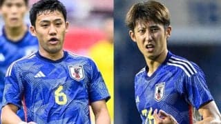 「イルカみたいで可愛い」遠藤航と伊藤洋輝の「頭でパス交換映像」が1万1千回再生！カタールW杯日本代表コンビがボールを40秒間ひたすら繋ぎ続ける！