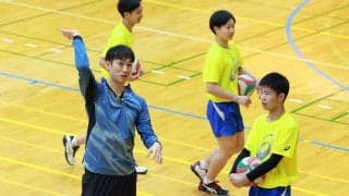 「アシックスアスリートスペシャルレッスン 」in岐阜聖徳学園高校 柳田将洋が熱血指導