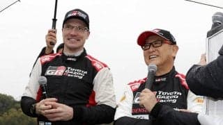 東京オートサロン、トヨタのデモランにヤリ‐マティ・ラトバラとモリゾウが登場