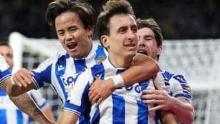 「ドレッシングルームのところ泣いた」ソシエダが10カ月ぶりゴールの背番号10を拍手で迎え入れる「チームの雰囲気が良すぎる！！」