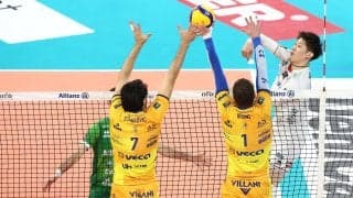 ミラノの石川祐希がMVP　2位モデナに勝利