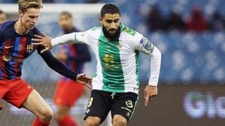 ベティスに痛手…エースのフェキルがふくらはぎ負傷で離脱へ