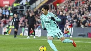 【プレミアリーグ】躍動続ける三笘薫、メッシに次ぐドリブルスタッツとは…　データサイトが紹介　