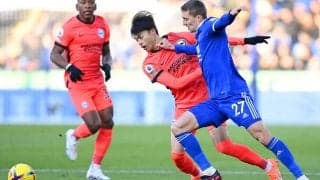 「魔法の瞬間を見せた」地元紙も衝撃ゴールの三笘薫を高評価、シュートの美しさを称える「絶妙なカーブ」「曲がって落ちる」