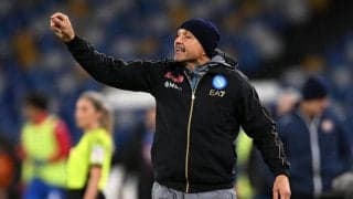 首位快走のナポリ指揮官、スクデット獲得は「二度とないチャンス」