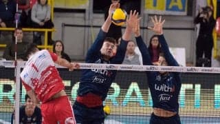 身長220㎝の巨人に、強力サーバー。ヴェローナの爆発力は要警戒 石川祐希のミラノが第16節で対戦