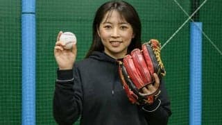 「構えたとこにピタピタ！」　黒髪なびかせ躍動…女子大生の「フォーム綺麗です」