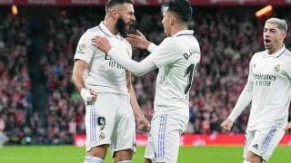 マドリーがゴラッソ2発でアスレティック撃破！　ジダン彷彿ボレー弾のベンゼマはラウールに並ぶリーグ歴代5位の228ゴール《ラ・リーガ》