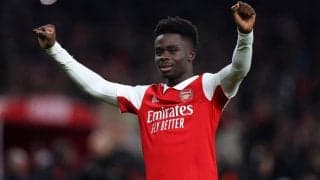 「言葉にできない」圧巻パフォーマンスのサカ、冨安がアシストしたスーパーミドルに言及「僕のベストゴール。他とは比較できない」