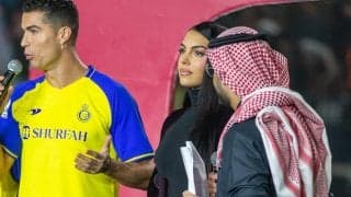 「美しい」「珍しい髪型だ」パートナーのジョルジーナさん、C・ロナウドのデビュー戦観戦を前にノリノリで踊り歌う