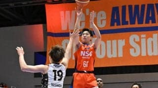 開志国際の武藤俊太朗、地元新潟アルビレックスBBでBリーグデビュー「すごくうれしかった」
