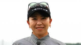素振りは上半身、ショット練習は下半身を意識　吉田弓美子