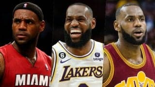 レブロンの球団別キャリアハイ得点一覧…全30チームとの対戦で40得点超えを達成