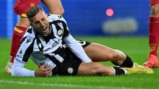 ウディネーゼがデウロフェウの右ヒザ手術を発表