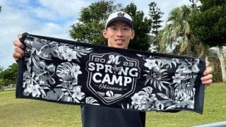 選手着用モデルのキャップも　ロッテ、春季キャンプ限定グッズを3年ぶりに現地で販売